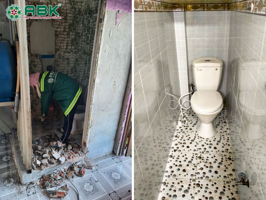 Thi công sửa chữa nhà anh Nhân ở Quận 11