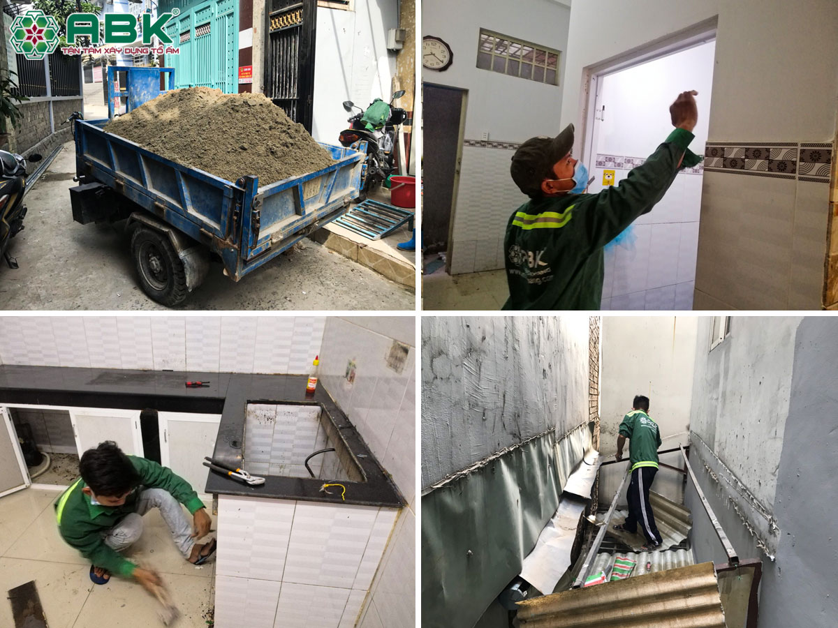 Một số hình ảnh thi công sửa chữa nhà