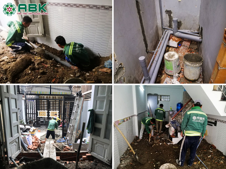 Sửa chữa cải tạo nhà chị Yên ở Quận 8