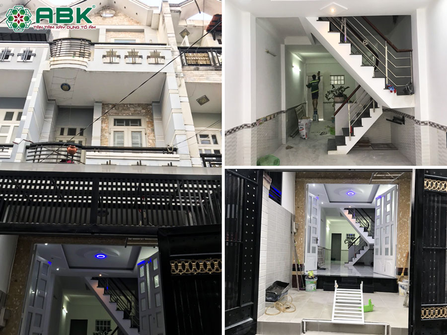 Sửa nhà biệt thự phố 3 tầng nhà chị Yến ở Quận 8