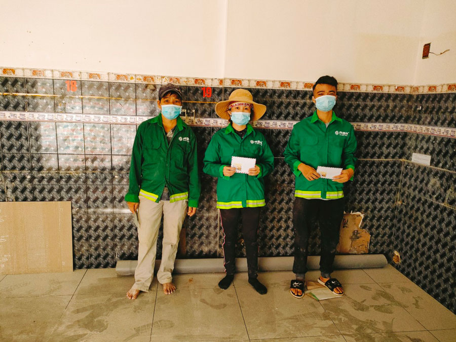 An Bảo Khang hỗ trợ công nhân xây dựng đợt 3