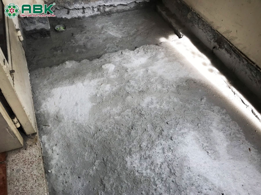 Thi công chống thấm ban công