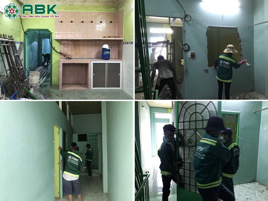Thi công tháo dỡ nhà chị châu ở Quận Tân Phú
