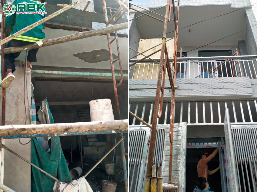 Thi công cải tạo mặt tiền