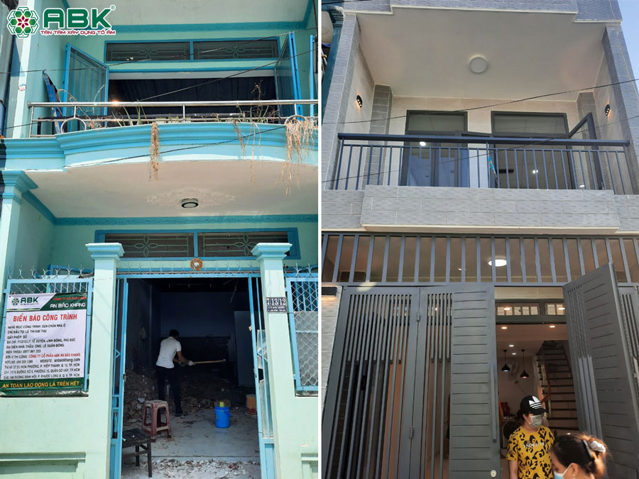 Sửa nhà trọn gói nhà chị Thu ở Thành Phố Thủ Đức