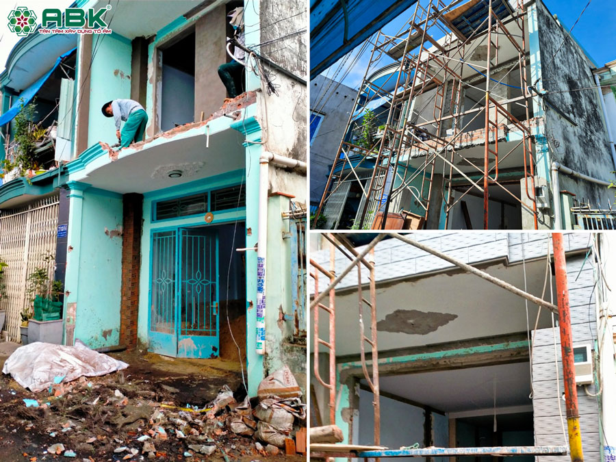 Thi công cải tạo mặt tiền