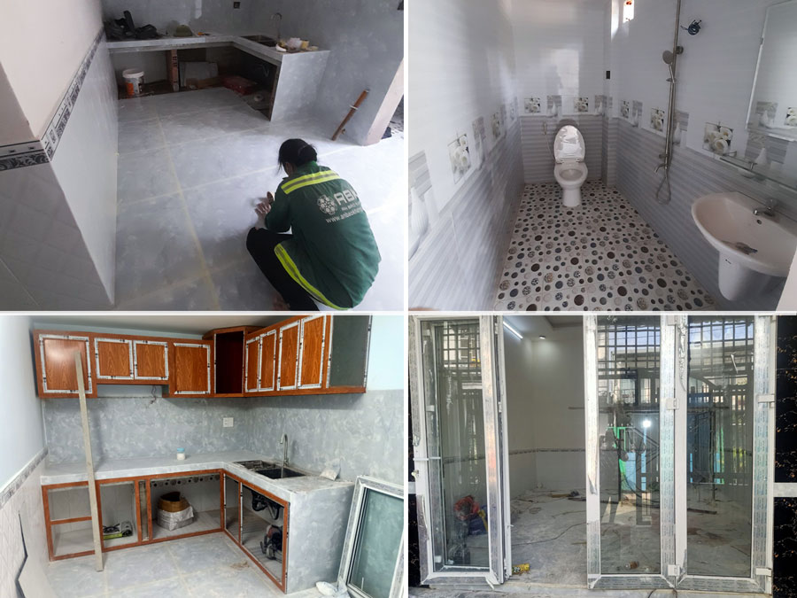 Thi công lắp đặt thiết bị nhà bếp, nhà vệ sinh