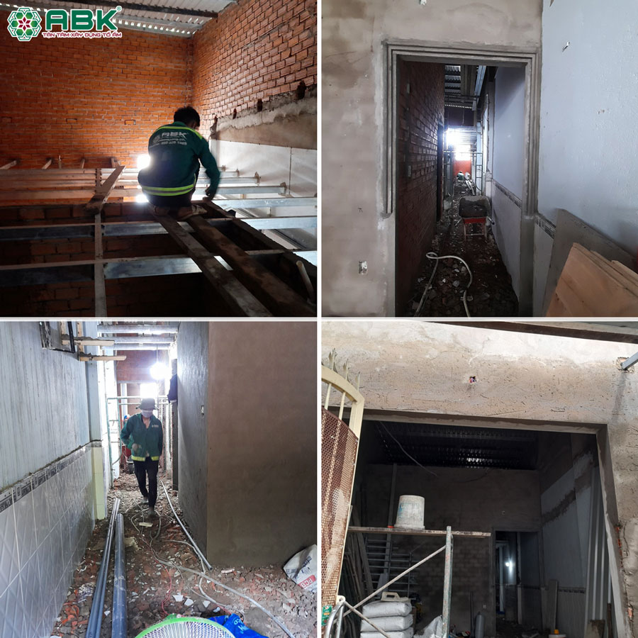 Sửa chữa nhà chị Kiều