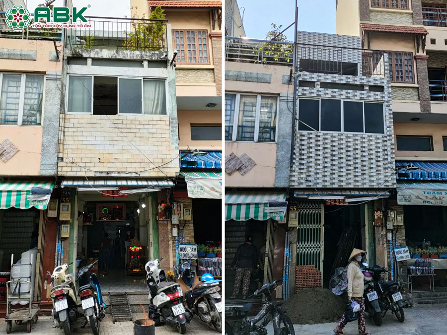 Sửa chữa nhà trọn gói nhà chị Mỹ ở Quận 6