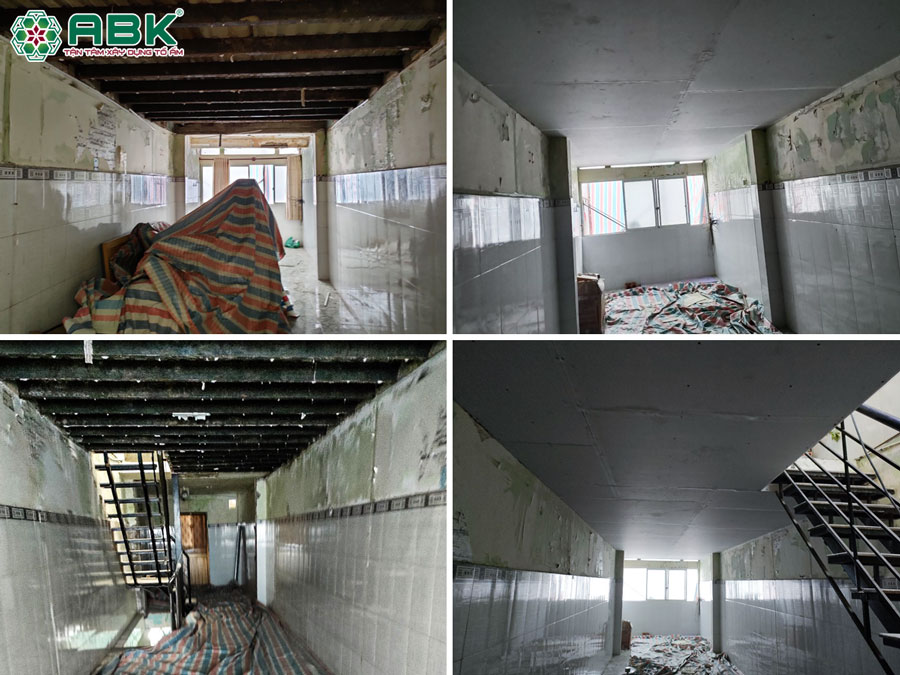 Thi công đóng trần thạch cao