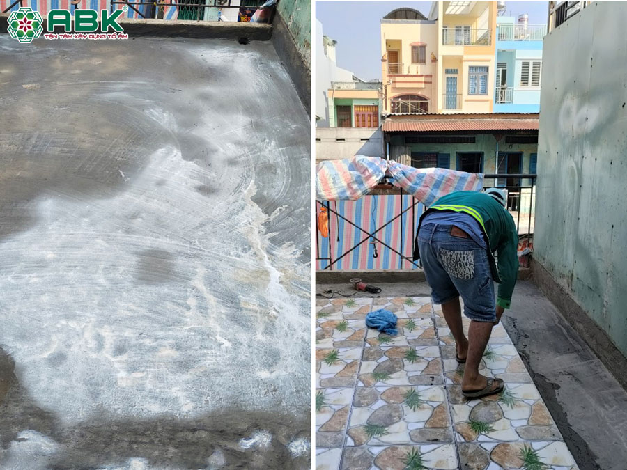 Thi công chống thấm sân thượng