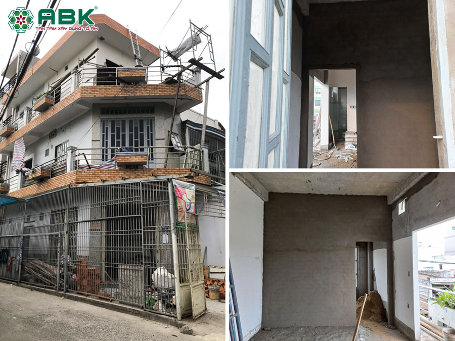 Thi công xây tường ngăn phòng