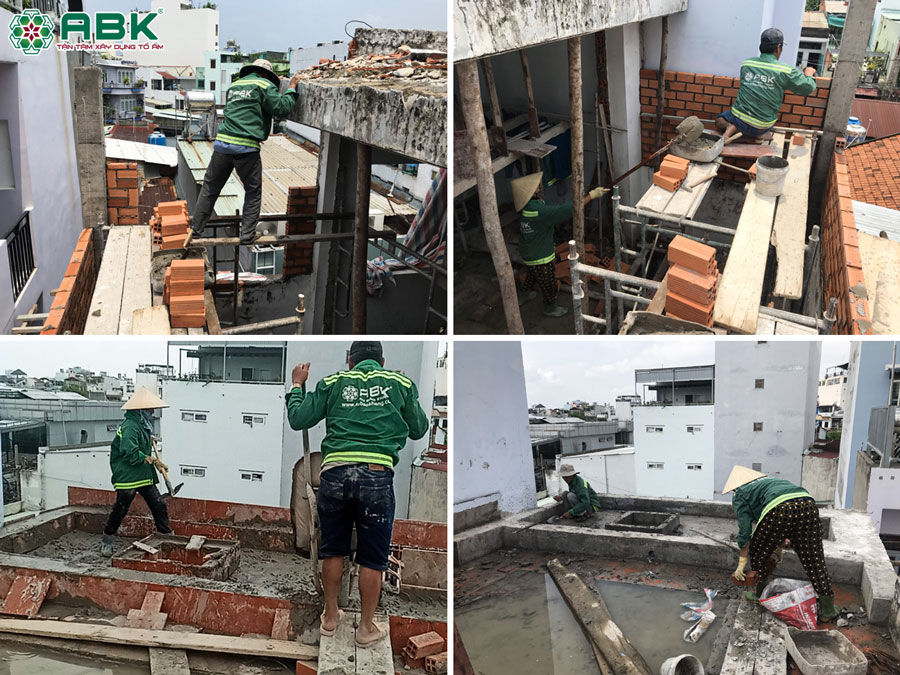 Thi công cải tạo sân thượng