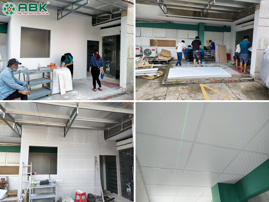 Thi công trần thạch cao