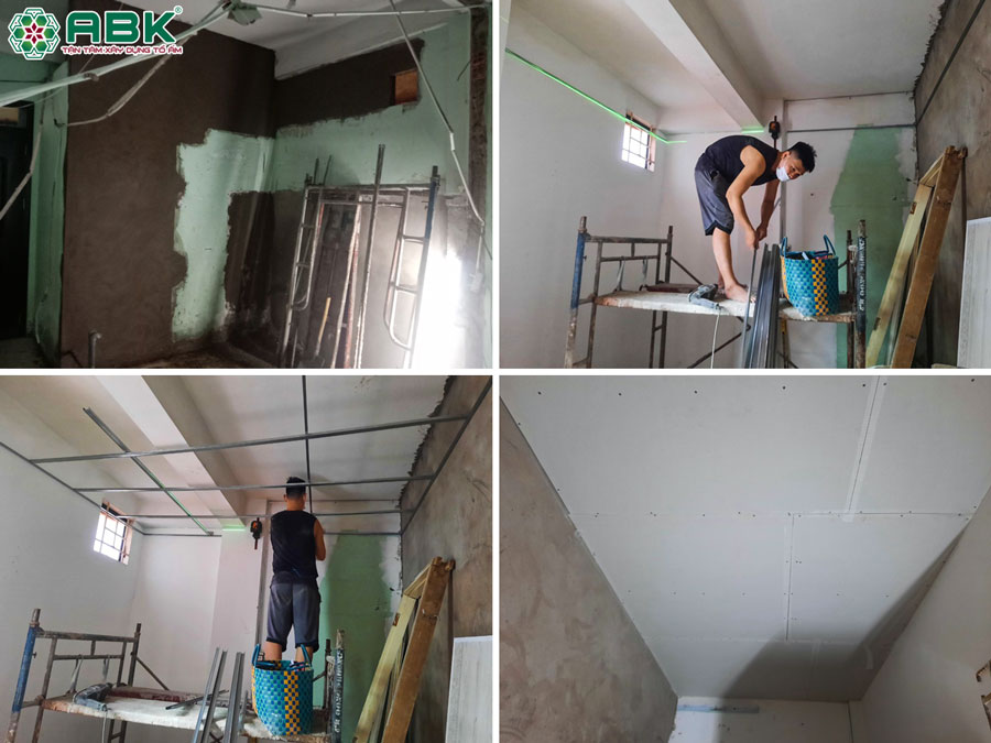 Thi công trần thạch cao