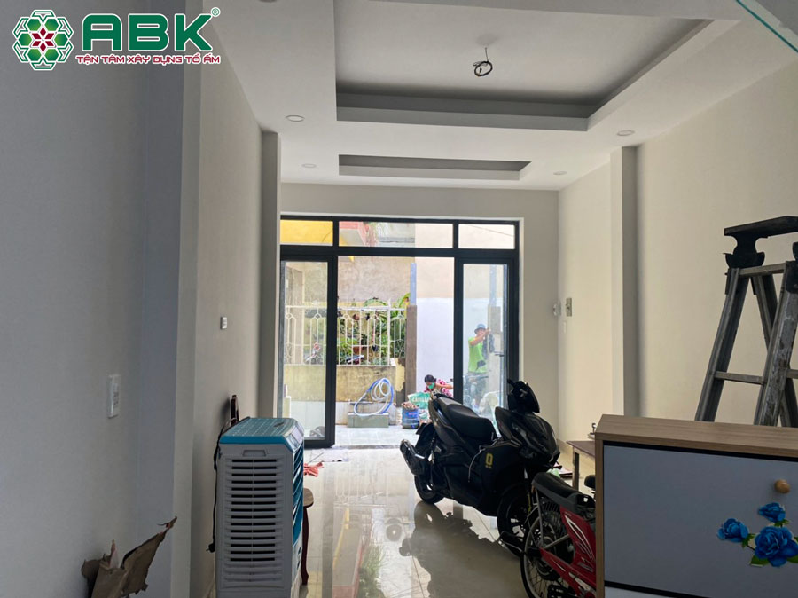 Thi công hoàn thiện nhà chị Thoa