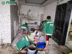 Thi công cải tạo căn hộ anh Dũng