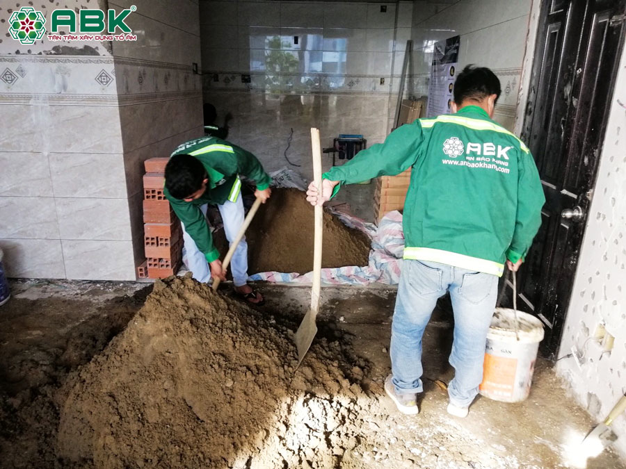 Sửa chữa căn hộ chung cư nhà anh Dũng ở Quận 5