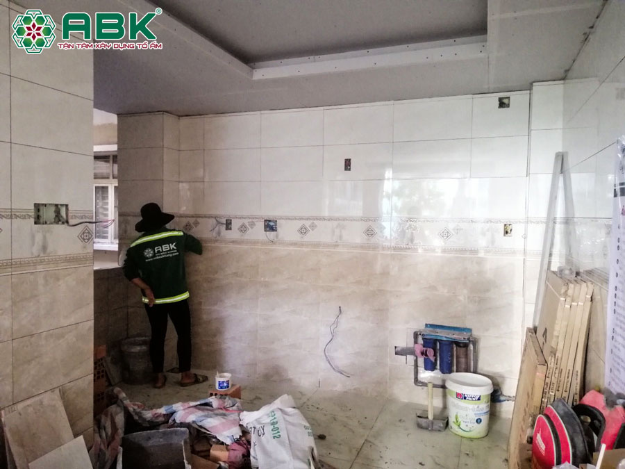 Sửa chữa căn hộ chung cư nhà anh Dũng ở Quận 5