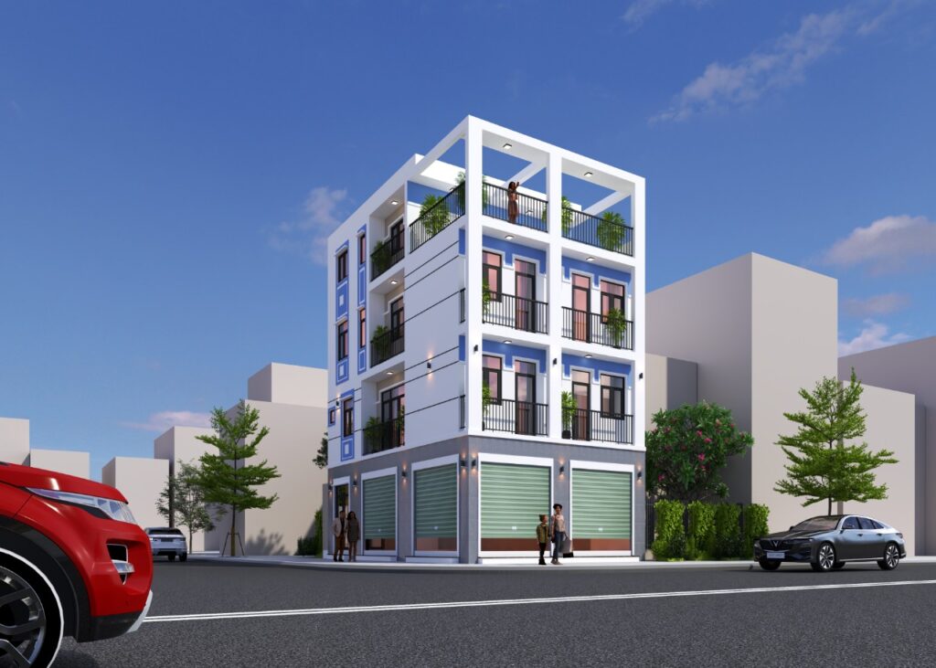 Giá xây nhà 4 tầng 100m2 hết bao nhiêu tiền