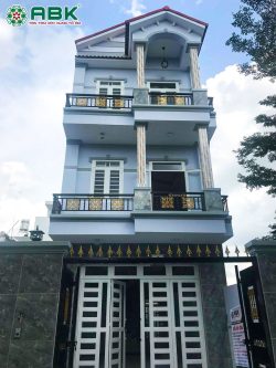 Xây nhà 1 trệt 2 lầu diện tích 5x16m nhà anh Châu ở Quận 2