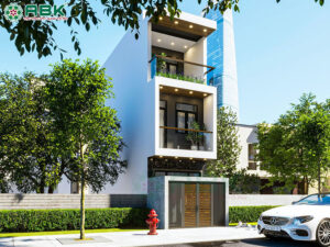 Mẫu thiết kế nhà phố 3 tầng nhà anh Hải ở Gò Vấp