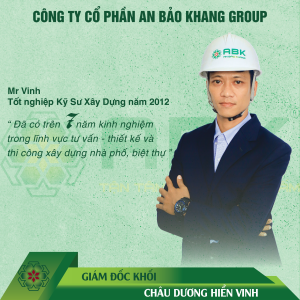 Châu Dương Hiển Vinh - giám đốc khối công ty An Bảo Khang Group