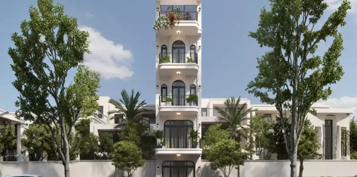 Thiết kế nhà phố 7 tầng hiện đại: Tạo nên một không gian sống đẳng cấp và hiện đại cho gia đình bạn